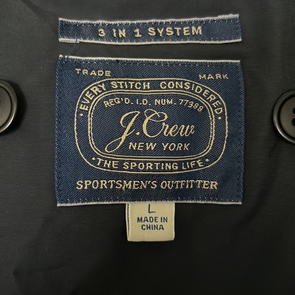Jcrew L Blue Jacket - Picture 2 of 3